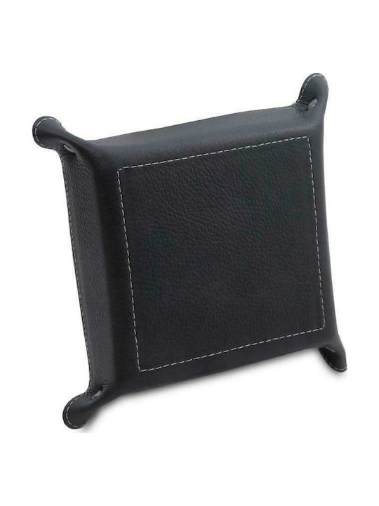 Tuscany Leather Σταχτοδοχείο Τσιγάρου Δερμάτινο Black