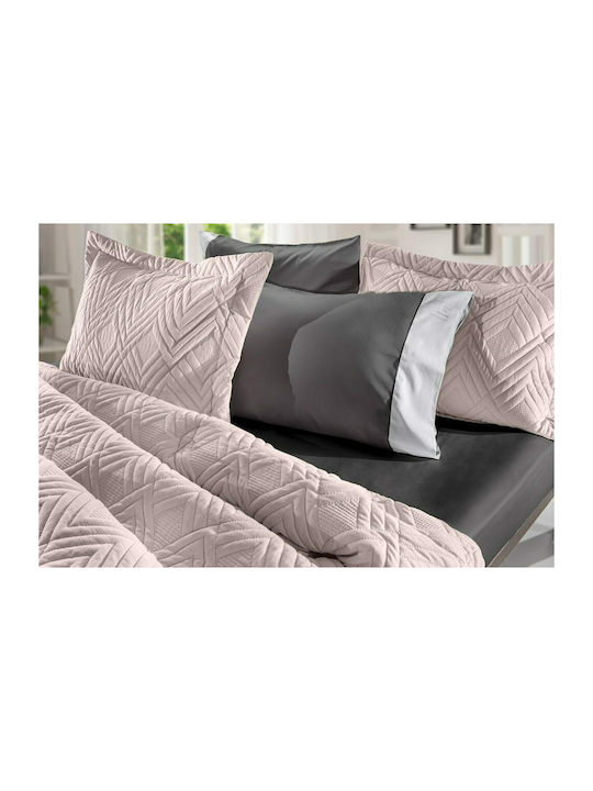 Guy Laroche Bettdecke Einzelbett mit Hollowfiber-Füllung 160x220cm Eden Pudra