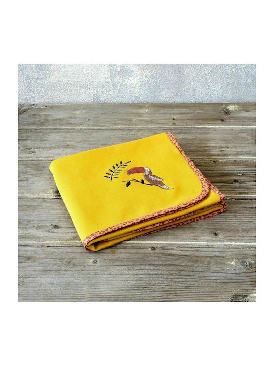 Nima Blanket Nursery Swaddling Blankets Leobaby Cotton Yellow 80x110cm