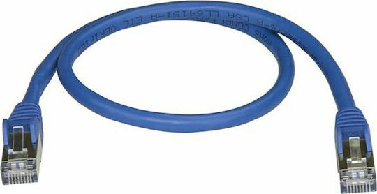 StarTech U/FTP (STP) Cat.6a (Gigabit) Καλώδιο Δικτύου Ethernet 0.5m Μπλε