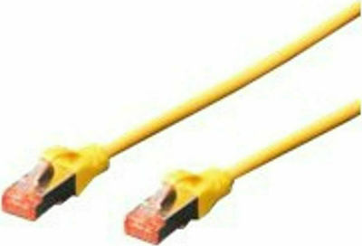 Digitus S/FTP Cat.6 Ethernet Network Cable 2m Yellow 1pcs