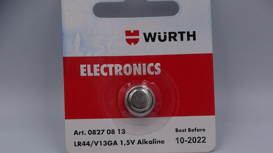 Wurth Batterie Alkalisch für Uhren SR44 1Stück