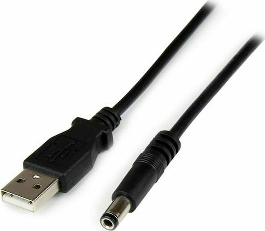 StarTech USB 2.0 Cable USB-A male - DC Μαύρο 1m USB2TYPEN1M