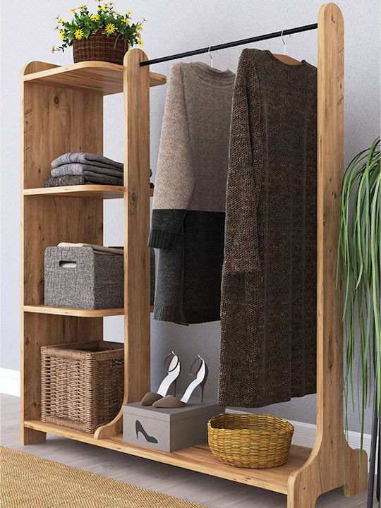 Pakketo Renesme Cuier de podea din Lemn Bej 106x35x128cm