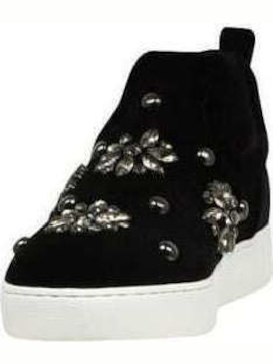 Perfume2 Athletic Material Slip-on-uri pentru femei Negru