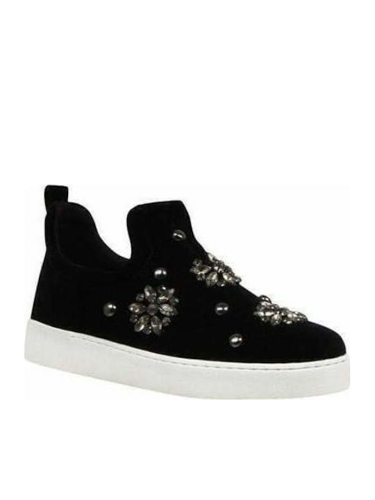 Perfume2 Athletic Material Slip-on-uri pentru femei Negru