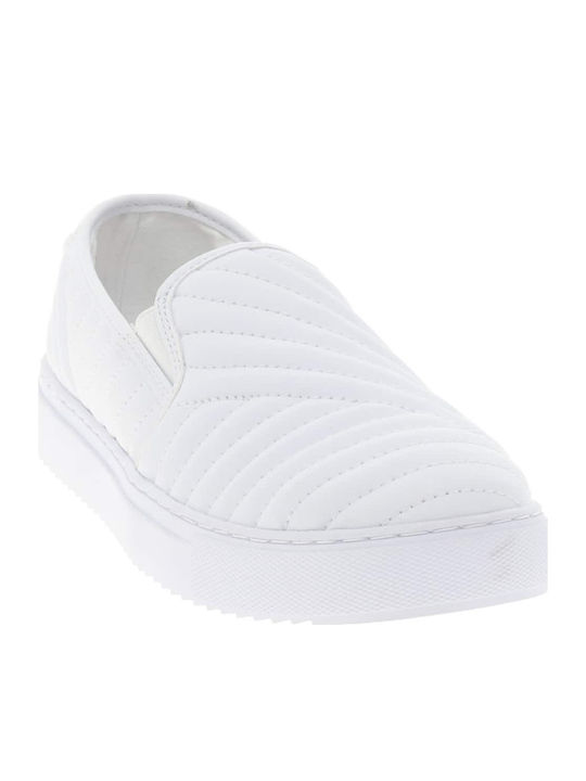 Regan3-A Women's Slip-Ons White