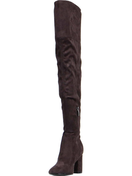 Ravin2 Wildleder Damenstiefel Über dem Knie Gray