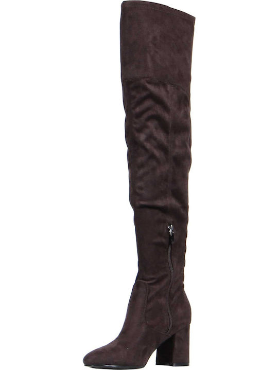 Ravin2 Wildleder Damenstiefel Über dem Knie Gray
