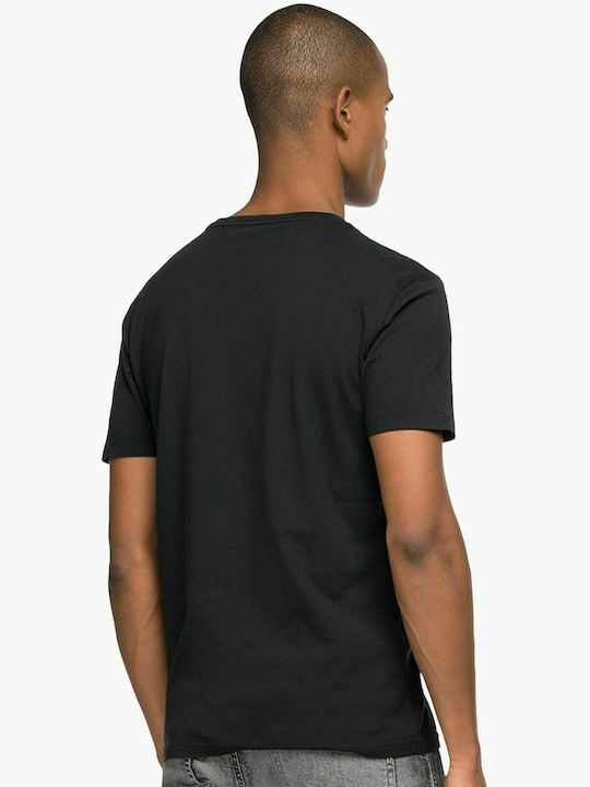 Replay Not.ordinary Men's Short Sleeve T-shirt Black