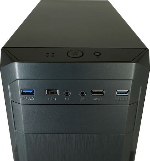 LC-Power 7039B Midi-Turm Computergehäuse Schwarz