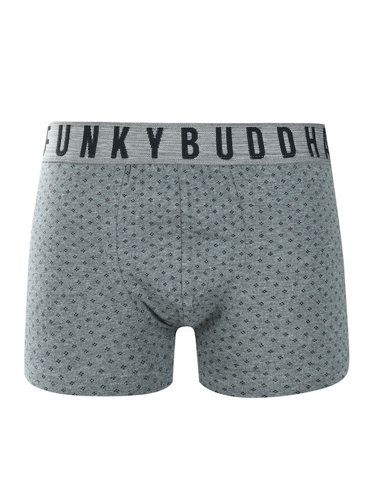 Herren Boxershorts Grey / Navy / Black mit Mustern 3Packung