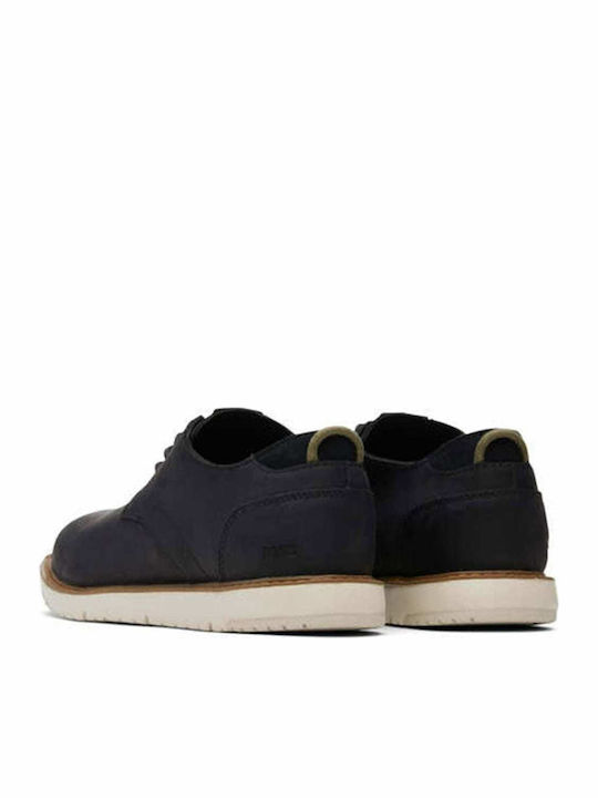 Laced Up  Men's Leather Casual Shoes Black
