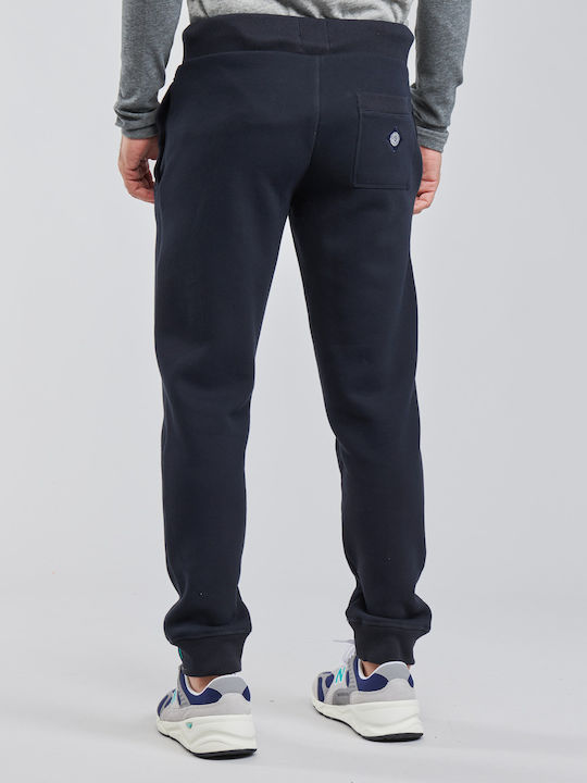 Collegiate Joggers Παντελόνι Φόρμας με Λάστιχο Navy Μπλε