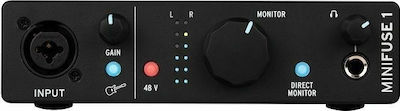 Arturia Minifuse 1 USB to PC External Audio Interface Black