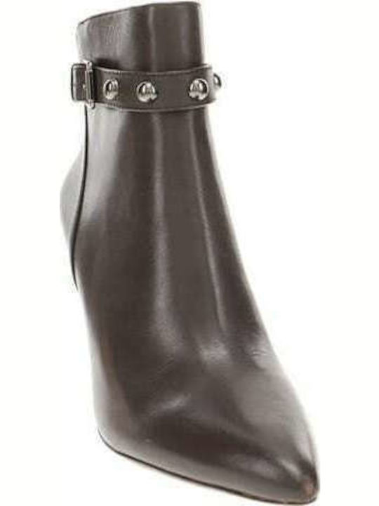 Fatrina Leather Women's Ankle Boots Brown