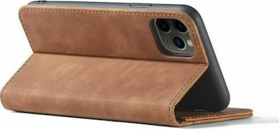 Bodycell PU Leather Synthetic Leather Wallet Brown (iPhone 13 Pro Max)