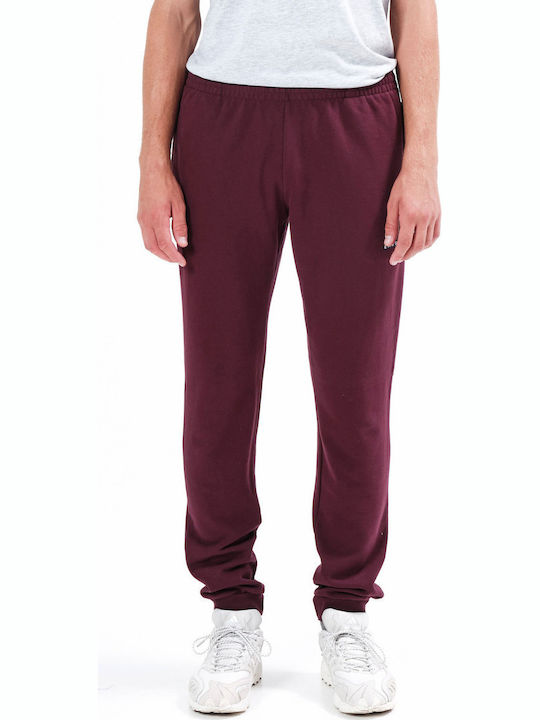Sweatpants with Elastic Wine