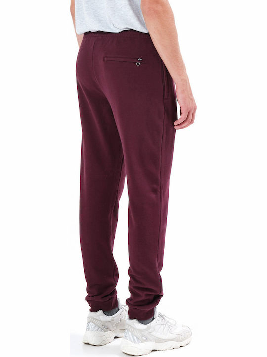 Sweatpants with Elastic Wine