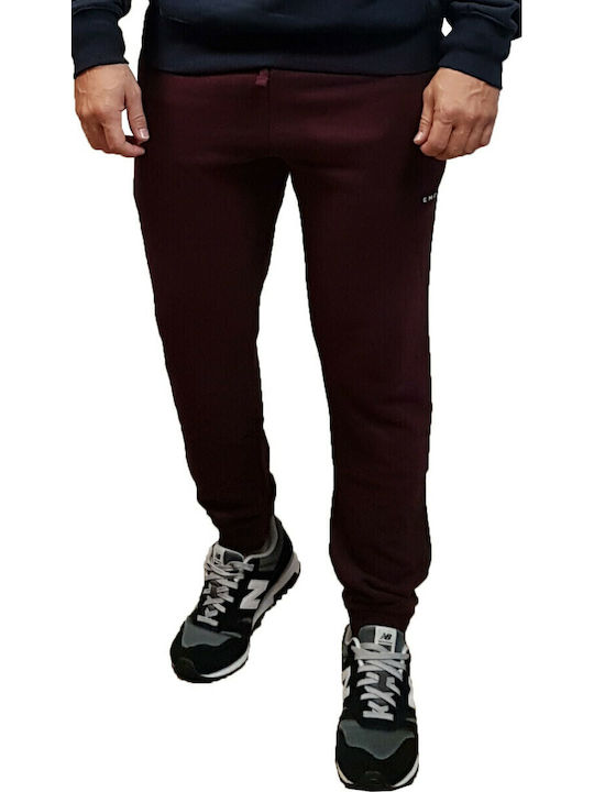 Sweatpants with Elastic Wine