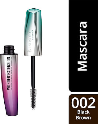 Rimmel Wonder Extension Mascara für Eisstockschießen & Länge 002 Brown Black 11ml