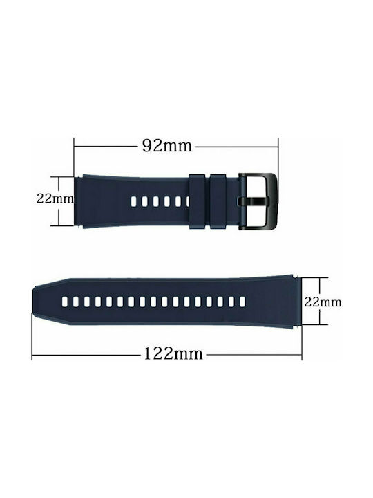 Hurtel Curea Silicon Negru (Huawei Watch GT, Huawei Watch GT2)