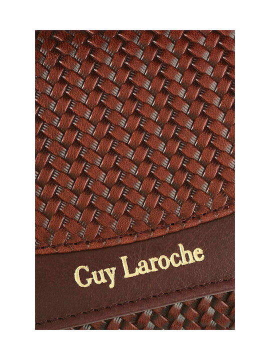 Guy Laroche 23119 Μικρό Δερμάτινο Γυναικείο Πορτοφόλι με RFID Μπορντό