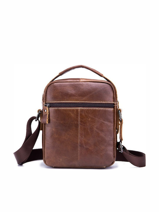 Leather Men's Bag Shoulder / Crossbody Brown