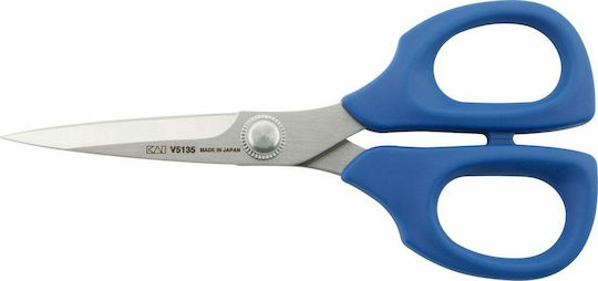 Kai Scissors 13.5cm with Stainless Steel Blade Blue 1pcs