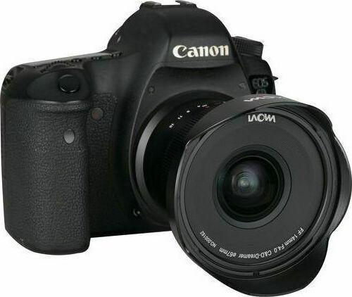 Laowa Full Frame Camera Lens 14mm f/4 Zero-D Ultra-Wide Zoom for Canon EF Mount Black
