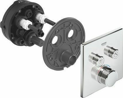 Grohe Grohtherm Smart Control pentru Duș 2 ieșiri Inox