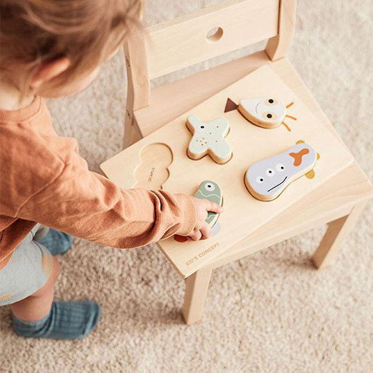 Lemnos Puzzle pentru Copii cu Îmbinări Microneo 5buc Kids Concept
