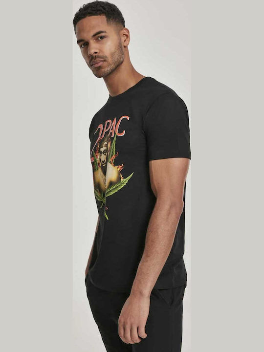 Mister Tee Fireleaf T-shirt Schwarz Baumwolle