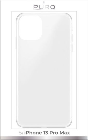 Puro 0.3 Nude Back Cover Silicon Transparent (iPhone 13 Pro Max)
