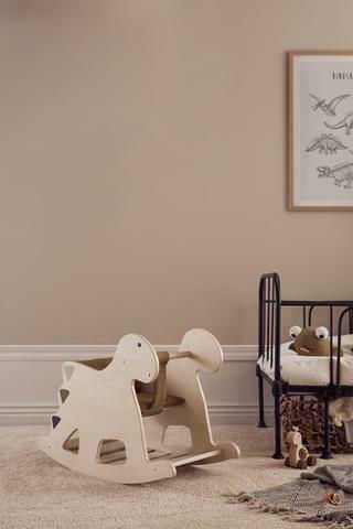Kids Concept Ξύλινο Κουνιστό Παιχνίδι Δεινόσαυρος για 10+ μηνών για Βάρος έως 50kg Μπεζ