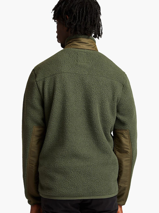 Timberland Men's Fleece Cardigan with Zipper Khaki