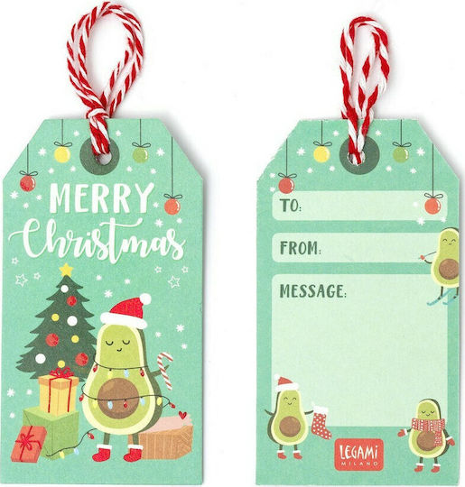 Legami Milano Gift Tags Happy Christmas Коледна Декорация 10бр (Различни дизайни)