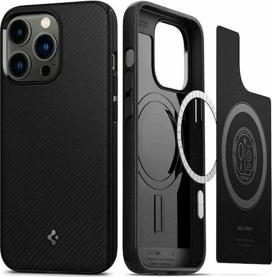 Spigen Core Armor Mag Back Cover Πλαστικό 1.2mm Μαύρο (iPhone 13 Pro)
