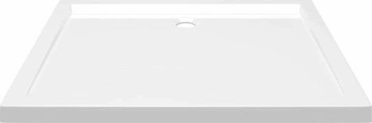 vidaXL Rectangular Acrylic Shower White 80x100x4cm