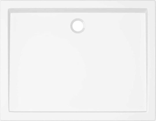 vidaXL Rectangular Acrylic Shower White 80x100x4cm