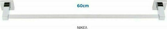 Import Hellas Ράγα Μπάνιου Μονή Επιτοίχια με Βίδες Inox Ασημί Import Hellas Ράγα Μπάνιου Μονή Επιτοίχια με Βίδες Inox Ασημί