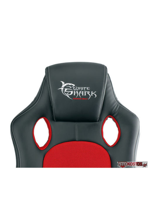 White Shark Kings Throne Геймърски Стол От Изкуствена Кожа Червен White Shark Kings Throne Геймърски Стол От Изкуствена Кожа Червен