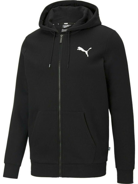 Black Hooded Cardigan