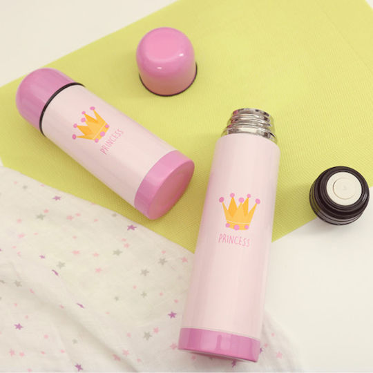 Kiokids Princess Бебешки термос за течности Неръждаема стомана 350мл