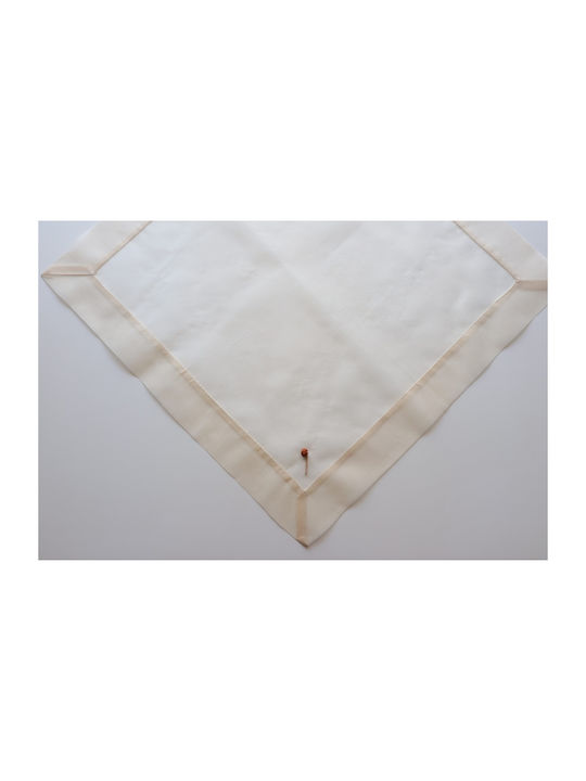 Mc Decor Tablecloth with Embroidery Set 5pcs 50291 Ecru