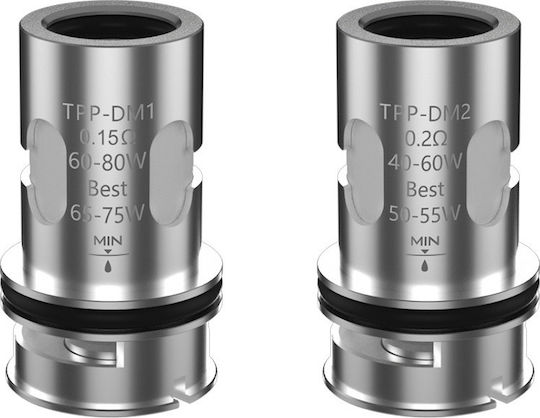 Voopoo TPP DM3 Αντιστάση Ηλεκτρονικών Τσιγάρων 0.15ohm (DL) 3τμχ