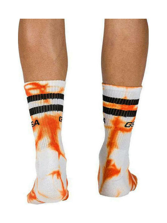 GSA Dye Tie Athletic Socks Orange 1 Pair