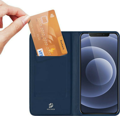 Dux Ducis Skin Pro Synthetic Leather Book Navy Blue (iPhone 13)