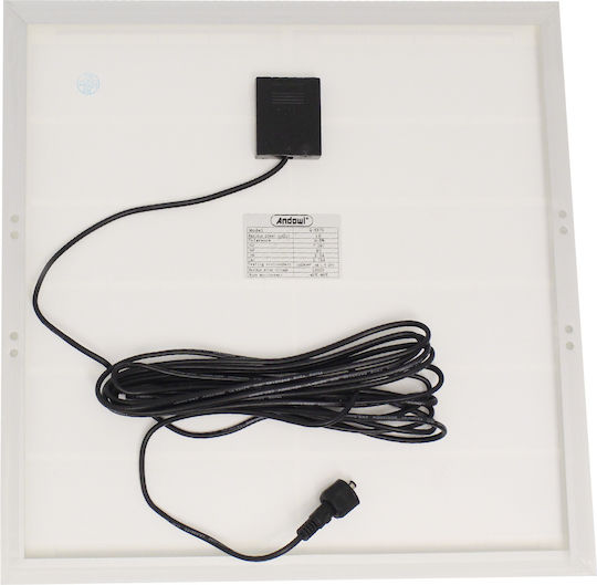 Andowl Αδιάβροχος Слънчев LED Προβολέας 150W Студено бяло 6000К με Τηλεχειριστήριο IP67
