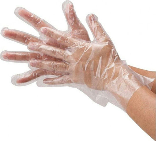 Viohal Primo Polyethylene Examination Gloves Powder Free Transparent 100pcs